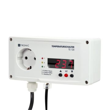 Digital temperature switch TS 125 –55.0 to +125.0° C